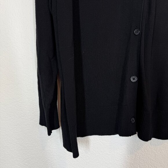 Lane Bryant Cardigan Sweater Black Button Front Round Crewneck Plus Size 22 24 - Picture 5 of 10